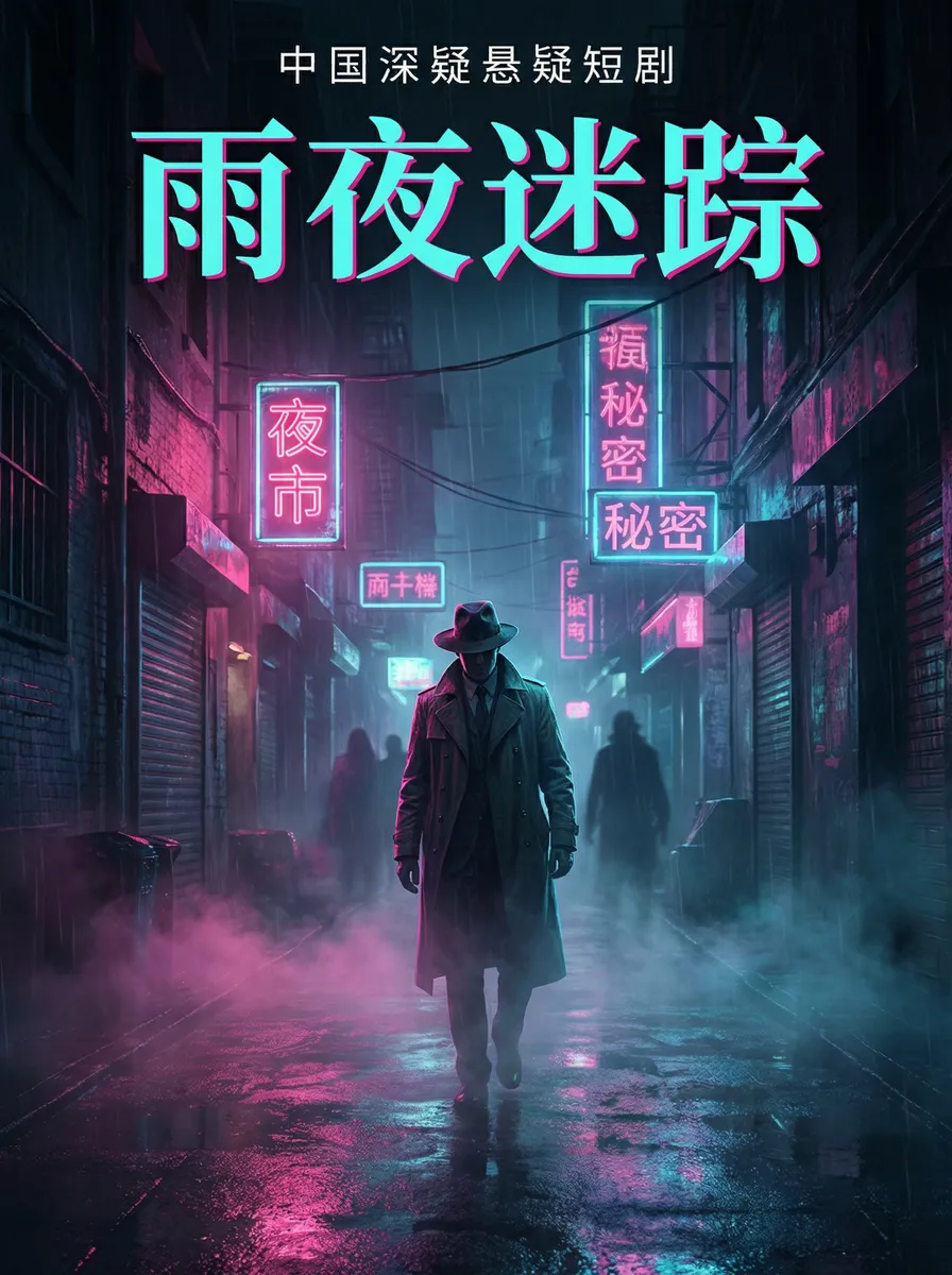 奇米网777四色首页 悬疑追踪短剧 - 雨夜迷踪海报